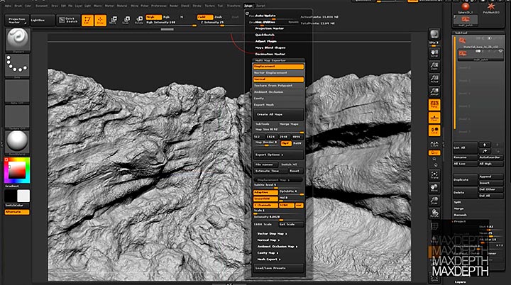 zbrush export texture map