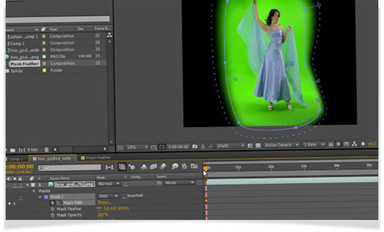 Using the New Mask Feather Feature in After Effects CS6 -