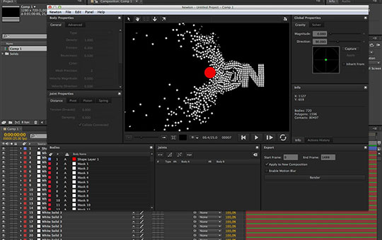 newton 2.1 after effects ae download