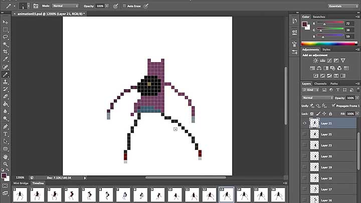 Tips for Creating Pixel Art Animation in Photoshop - Lesterbanks