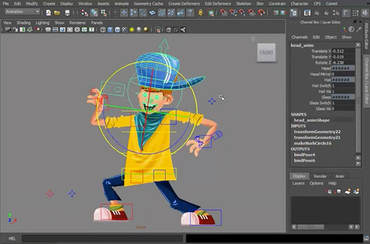 Technical Artist Madoodia Shows Off Custom 2D Character Tools In Maya -  Lesterbanks
