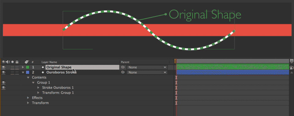 Easily Create Multiple Trimmed Strokes on One Path in After Effects With  Ouroboros AE Preset - Lesterbanks