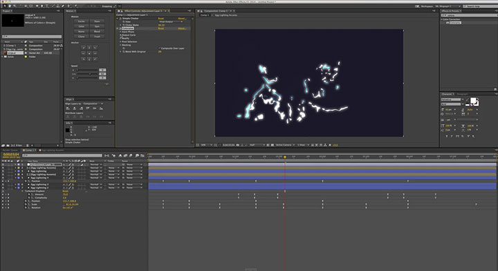 Easily Create Anime-Style Electricity Using Turbulent Displace in After  Effects - Lesterbanks