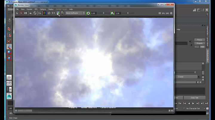 Create Realistic Clouds with Maya Fluids - Lesterbanks