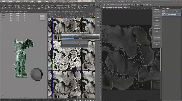 Maya to PSD