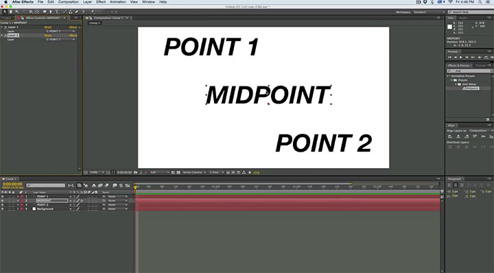 after effects midpoint preset
