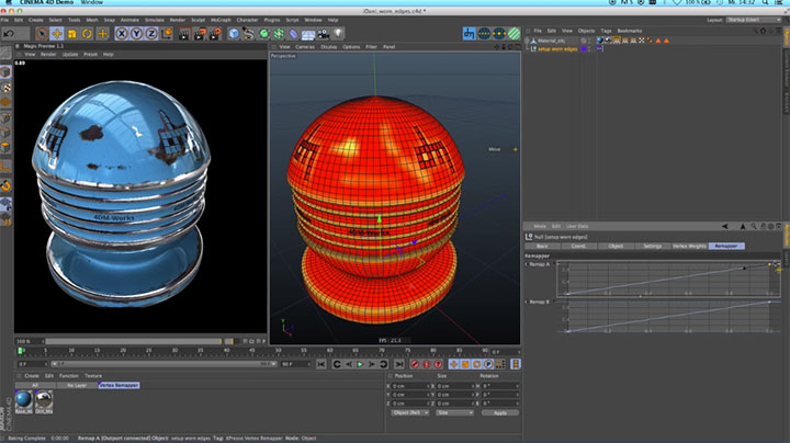 C4D Worn Edges Script