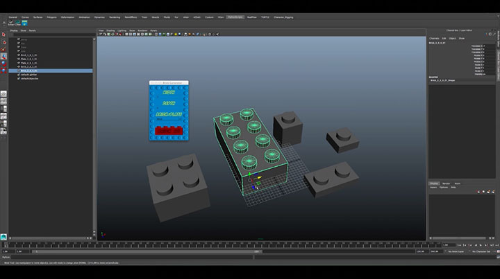 Maya Brick Generator
