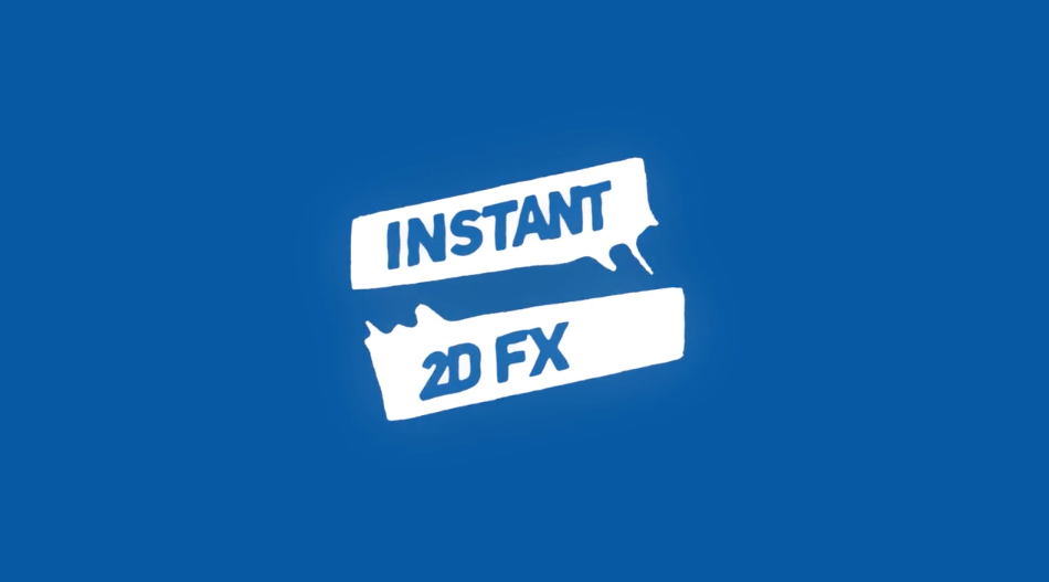 instant 2d animation effects in cinema 4d