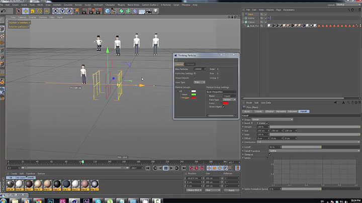 Triggering Animation with Particles in C4D