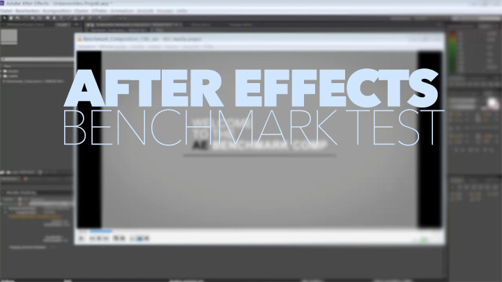 After Effects benchmark test