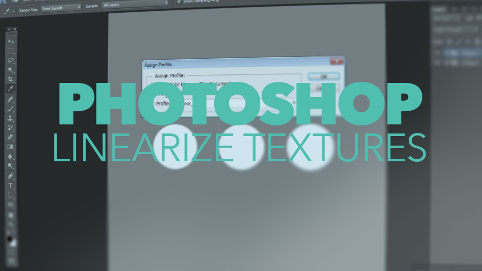 linearize textures photoshop