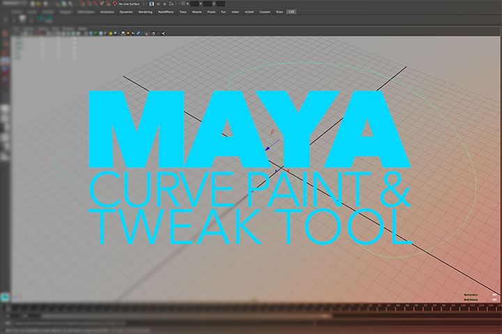 draw and manipulate curves in maya by brush