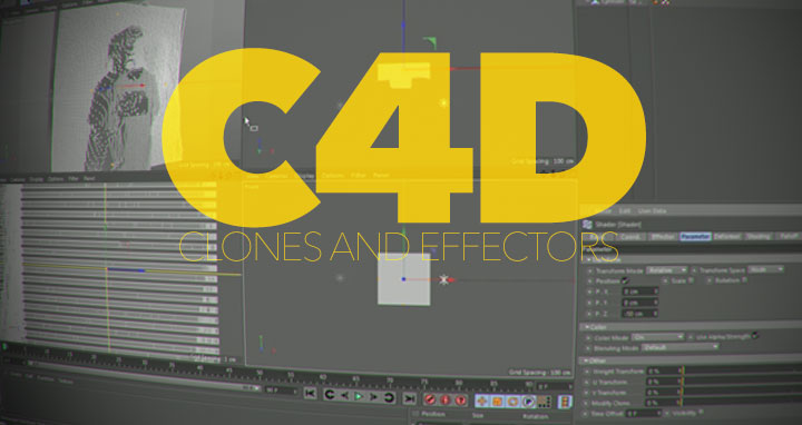 Cinema 4D Clones and Effectors