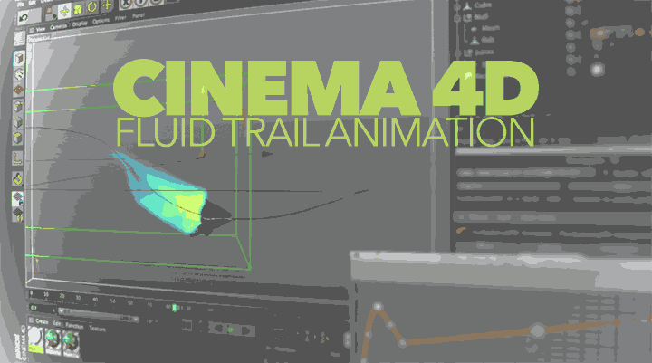 Cinema 4D Fluid trail animation tutorial