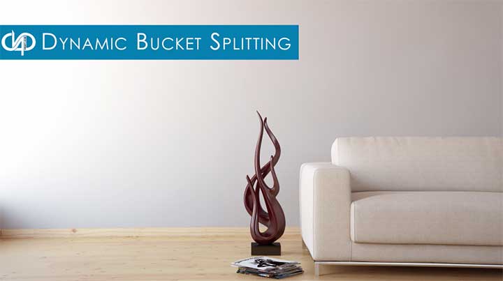 VRAYforC4D dynamic bucket splitting