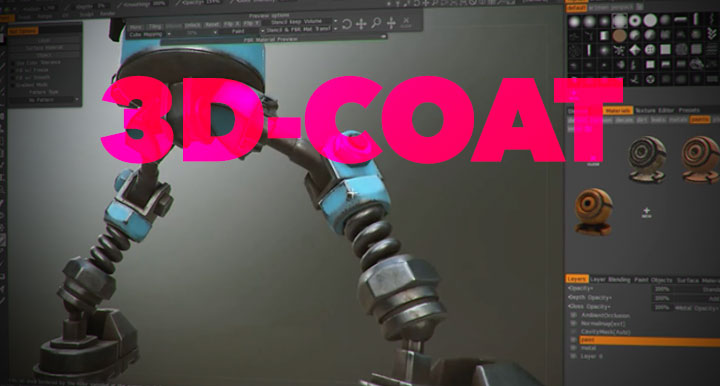 3D-Coat 4.5 Physically Based Rendering (PBR) and texturing with Smart Materials