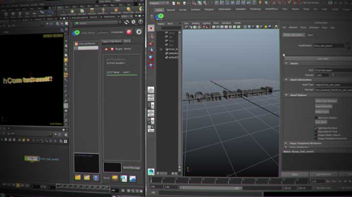 HCom Maya Houdini Send Data