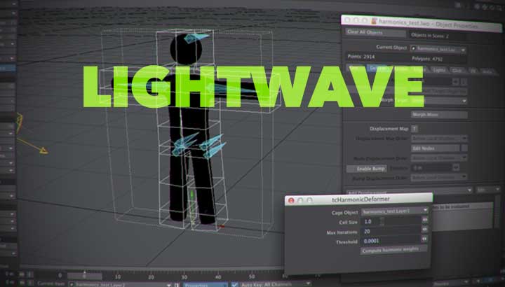Toolchefs Harmonic Deformer Makes it's Way to Lightwave 3D