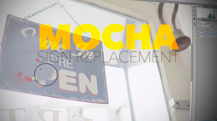 Use a Clean Plate in Mocha for Sign Replacements