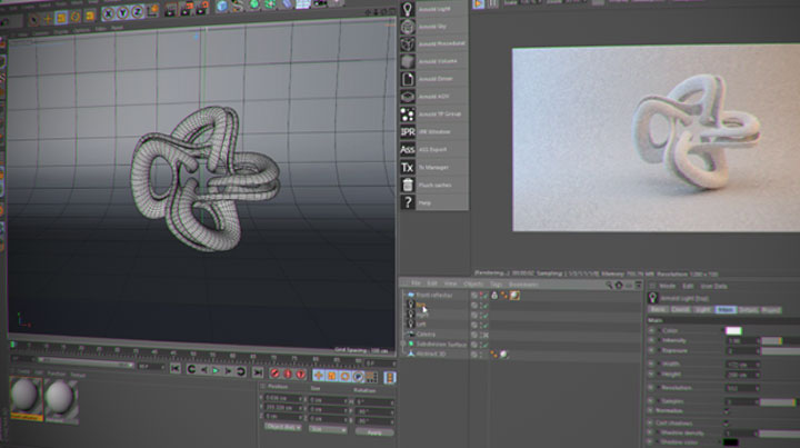 Arnold Render Studio Lighting Strategies in C4D