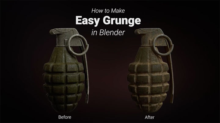 how to quickly add a grunge dirt map to any model