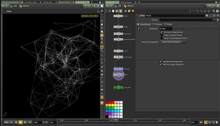 Recreate the "Plexus" Look in Side FX Houdini