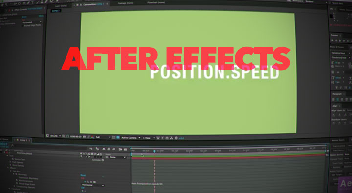 using the speed expression after effects