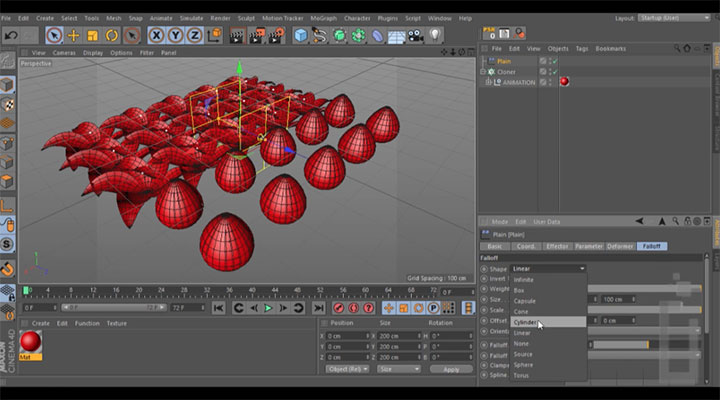 Use an Effector to Control Your Cloner Animations