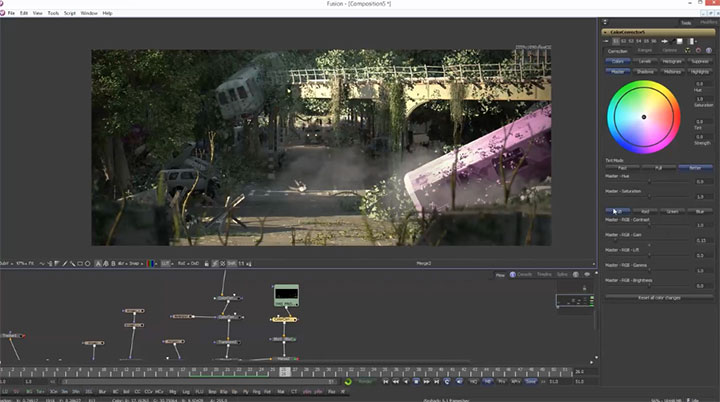 Working with Masks and Tracking in BMD Fusion