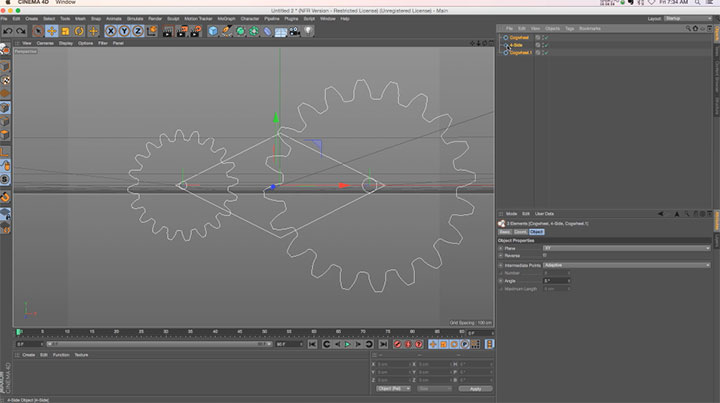 C4D R17 Spline Tool Updates
