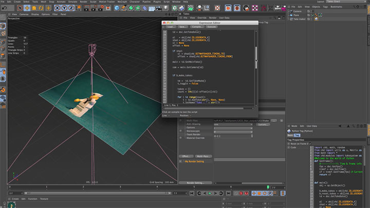 Cinema 4D Batch Take Maker