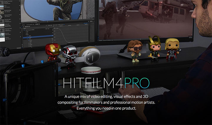 New HitFilm 4 Pro features