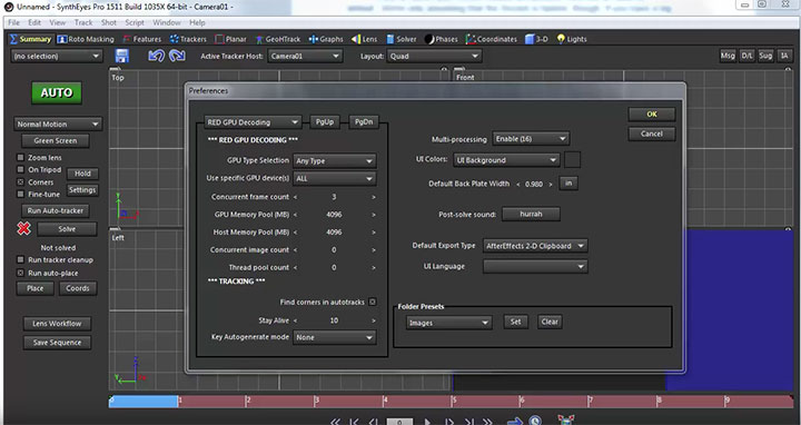 SynthEyes Adds RED GPU-Based File Reading