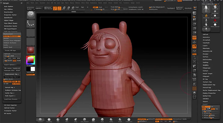 vector displacement map zbrush to maya