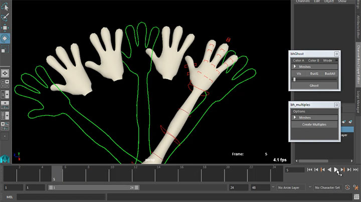 Multiple-Limb Smears in Maya