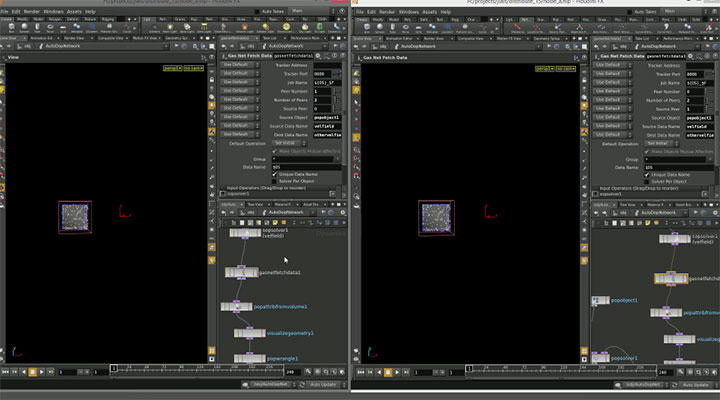 Houdini Distributed Simulations