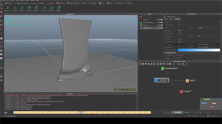 Pouring Viscous Liquids With RealFlow