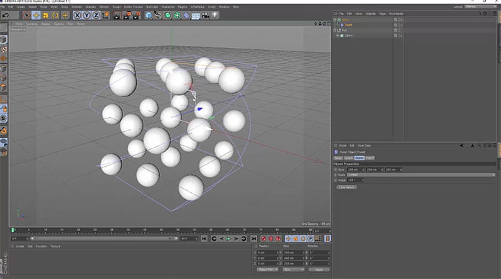 Use the Matrix Object To Deform Cloners in C4D