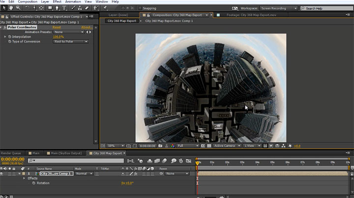 Creating a Tiny Planet Effect With SkyBox Studio