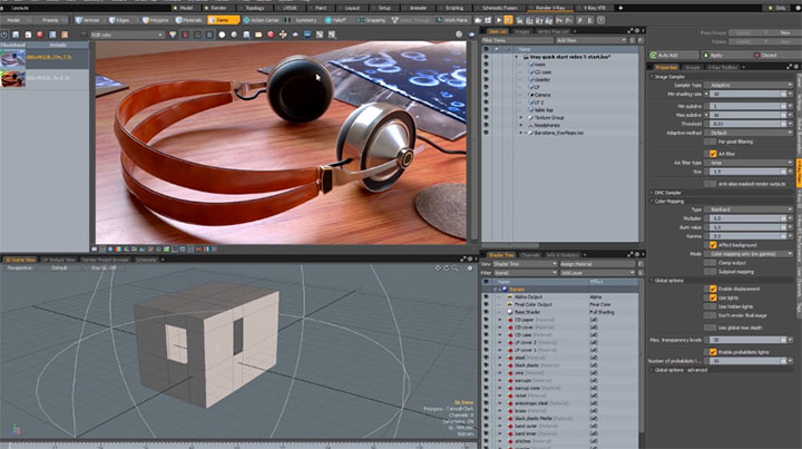 Getting Started With V-Ray Global Illumination in Modo