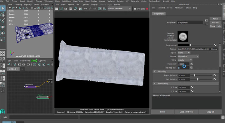 alTriplanar Node for Maya