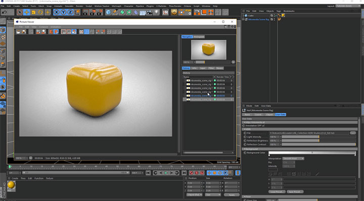 cinema 4d scene rig