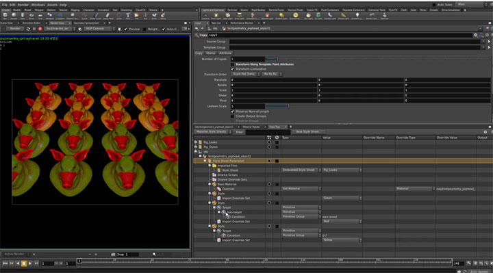 A Masterclass in Houdini's Material Stylesheets