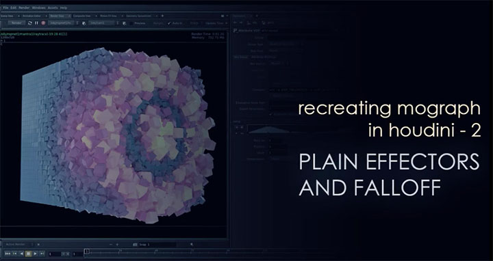 Houdini Pain and Falloff Effectors