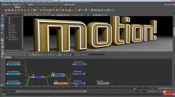 MAya Type Tool Nodes
