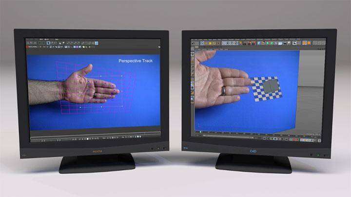 Using MochaBlend-C4D to Convert a Mocha Track to a C4D Object Solve