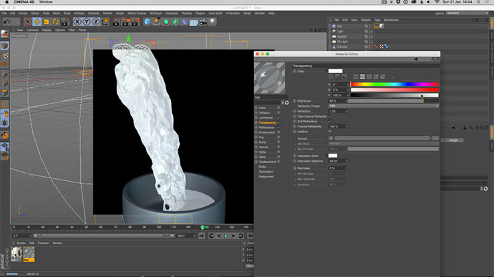 Cinema 4D Subsurface Scattering