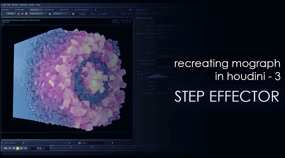 Recreating C4D's Step Effector in Houdini.