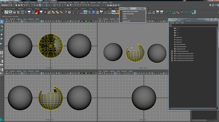 mHide Offers a Softimage-Like Hide for Maya - Lesterbanks